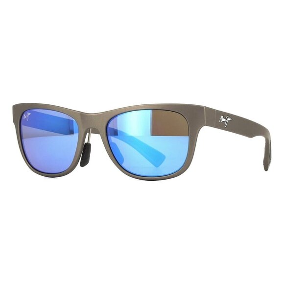 New MAUI JIM Kapeau Grey Polarised Square MJ0684S 004 Sunglasses Women - Picture 1 of 4